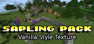 Sapling Texture Pack (1.20, 1.19) – MCPE/Bedrock