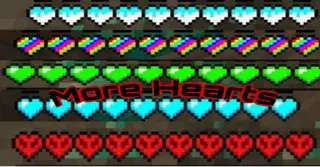 More Hearts Texture Pack (1.20, 1.19) – MCPE/Bedrock