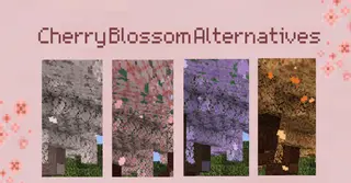 Cherry Blossom Alternatives Texture Pack (1.20, 1.19) – MCPE/Bedrock