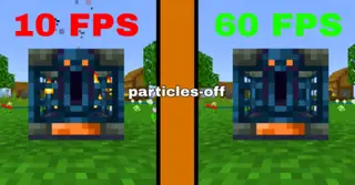 Particles-Off Texture Pack (26.x, 1.21) – MCPE/Bedrock
