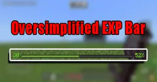 Flat Oversimplified EXP Bar Texture Pack (1.20, 1.19) – MCPE/Bedrock