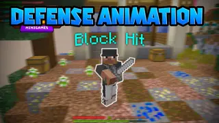 Defense Animation Pack (1.20, 1.19) – Block Hit for Bedrock Edition
