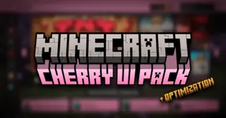 Cherry UI Pack (1.20, 1.19) – MCPE/Bedrock
