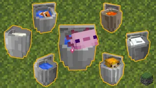 3D Buckets Texture Pack (1.20, 1.19) – Bedrock Tweaks
