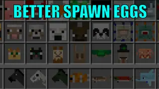 Better Spawn Eggs Resource Pack (26.x, 1.21) – MCPE/Bedrock