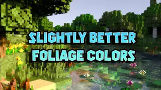 Slightly Better Foliage Colors Pack (1.20, 1.19) – MCPE/Bedrock