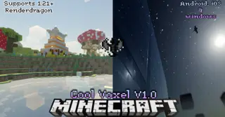 Cool Voxel Shader (1.21, 1.20) – Support Better Render Dragon