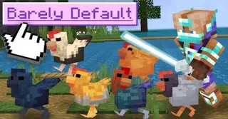 Barely Default: Pigs Resource Pack (1.20, 1.19) – MCPE/Bedrock