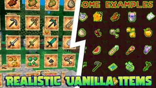 Realistic Vanilla Items Texture Pack (1.19) – MCPE/Bedrock