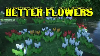 Better Flowers Texture Pack (1.19) – MCPE/Bedrock