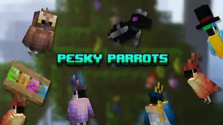 Pesky Parrots Texture Pack (1.19) – MCPE/Bedrock