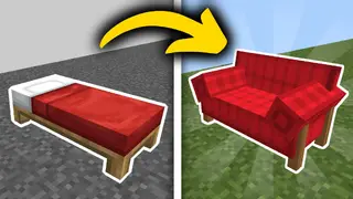 Couch Bed Texture Pack (1.19) – MCPE/Bedrock