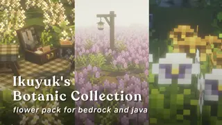 Ikuyuk's Botanic Collection Texture Pack (1.21.1) – Java/Bedrock