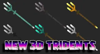 New 3D Tridents Texture Pack (1.19) – MCPE/Bedrock