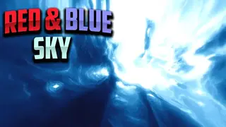 Red & Blue Night Texture Pack (1.19) – MCPE/Bedrock Custom Sky