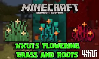 XXVI's Flowering Grass and Roots Texture Pack (1.19) – MCPE/Bedrock