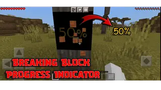 Breaking Block Progress Indicator Texture Pack (1.19) – MCPE/Bedrock