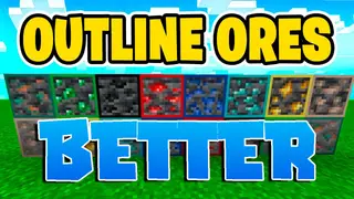 Better Outlined Ores Texture Pack (1.21, 1.20) – MCPE/Bedrock