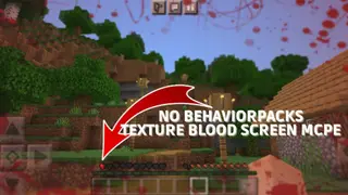 Screen Effect Blood Texture Pack (1.19) – MCPE/Bedrock