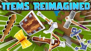 Items Reimagined Texture Pack (1.19) – MCPE/Bedrock