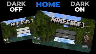 Dark Mode UI Texture Pack (1.19) – MCPE/Bedrock