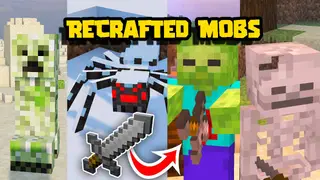 ReCrafted Mobs Texture Pack (1.19) – MCPE/Bedrock