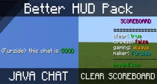 Better HUD Pack (1.19) – MCPE/Bedrock