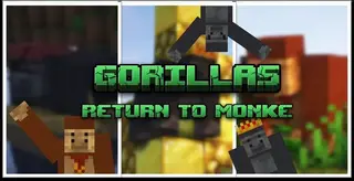 Gorillas Texture Pack (1.21.1) – Java/Bedrock Edition