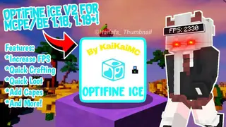 OptiFine Ice Client V3 (1.19) – Increase FPS, Capes, Quick Craft