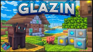 Glazin 8x Texture Pack (1.19, 1.18) for MCPE/Bedrock Edition