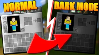 Dark Mode (1.19, 1.18) – Texture Pack for MCPE