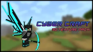 Cyber Craft Texture Pack (1.21, 1.20) – 3D Pack for MCPE/Bedrock