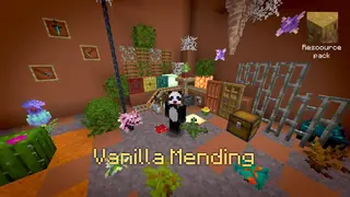 Vanilla Mending Texture Pack (26.x, 1.21) – MCPE/Bedrock