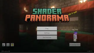 Panorama with Shader (1.21, 1.20) – MCPE/Bedrock