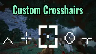 Custom Crosshairs Texture Pack (1.21, 1.20) – MCPE/Bedrock