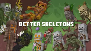 Better Skeletons Texture Pack (1.21, 1.20) – MCPE/Bedrock