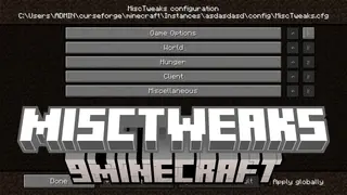 MiscTweaks Mod (26.2, 1.20.1) – Customize Minecraft Experience