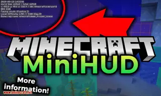 MiniHUD Mod (26.2, 1.20.1) – Mini F3 HUD