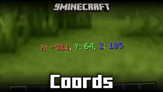 Coords Mod (26.2, 1.20.1) – Shows Player Coordinates In Overlay