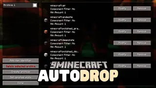 Autodrop Mod (26.2, 1.20.1) – Automatically Drops Blacklisted Items