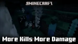 More Kills More Damage Mod (26.2, 1.21.1) – More Kills Increases Player Attack Damage