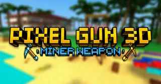 Pixel Gun 3D: Miner Weapon Texture Pack (1.21, 1.20) – MCPE/Bedrock