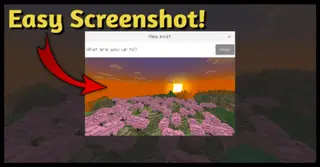 Screenshot Taker Texture Pack (1.21, 1.20) – No Behavior Pack