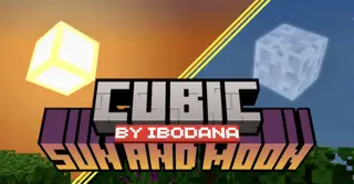 Cubic Sun And Moon Pack (26.x, 1.21) – MCPE/Bedrock