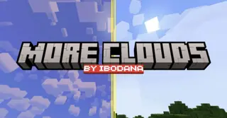 More Clouds Texture Pack (26.x, 1.21) – MCPE/Bedrock