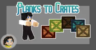 Planks to Crates Texture Pack (26.x, 1.21) – MCPE/Bedrock