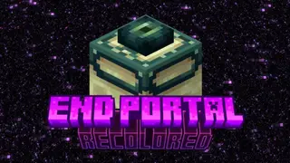 End Portal Recolored Texture Pack (1.21, 1.20) – MCPE/Bedrock