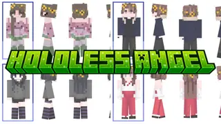 Hololess Angel Skin Pack (26.x, 1.21) – MCPE/Bedrock