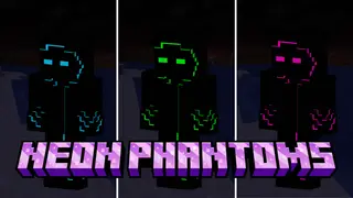 Neon Phantoms Skin Pack (26.x, 1.21) – MCPE/Bedrock