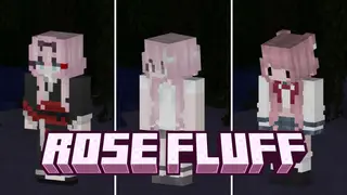 Rose Fluff Skin Pack (26.x, 1.21) – MCPE/Bedrock
